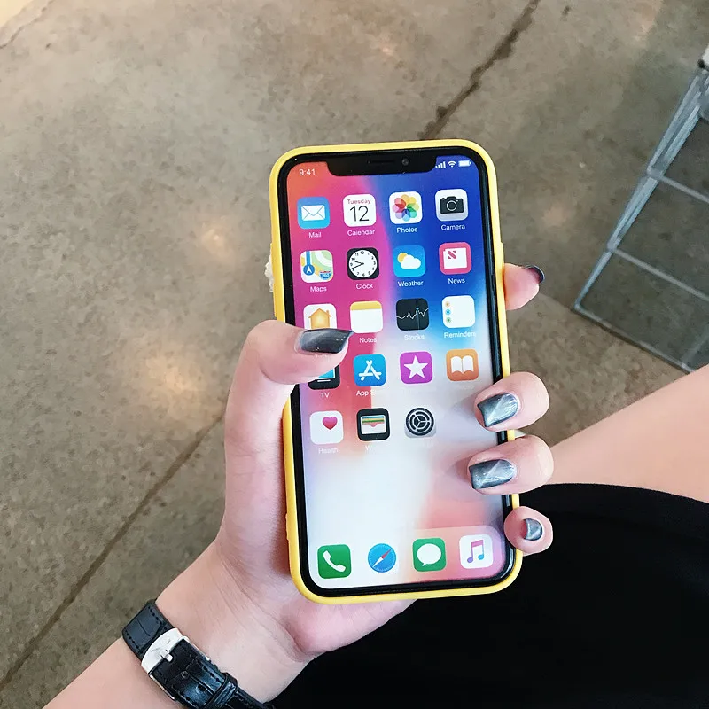 Teobaldo зима ткань чехол для телефона iPhone 6 6S 7 8 Plus X случае 3D Симпатичные помпон с