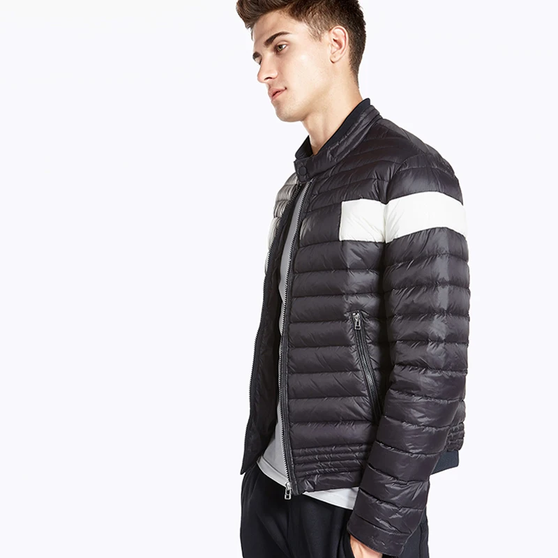 Мужская легкая куртка пуховик Markless Повседневная белая на зиму 2018|jacket brand|jacket