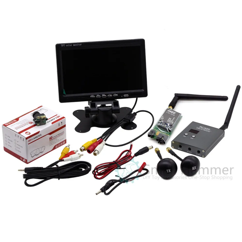 Набор FPV 7 дюймовый дисплей снега TS3206 RC320 hd камера передачи