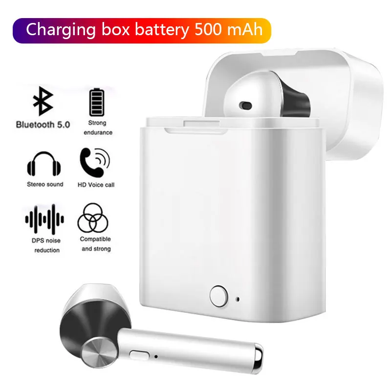 Беспроводные Bluetooth наушники D012 TWS 5 0 с сенсорным управлением для IPhone Xiaomi телефонов