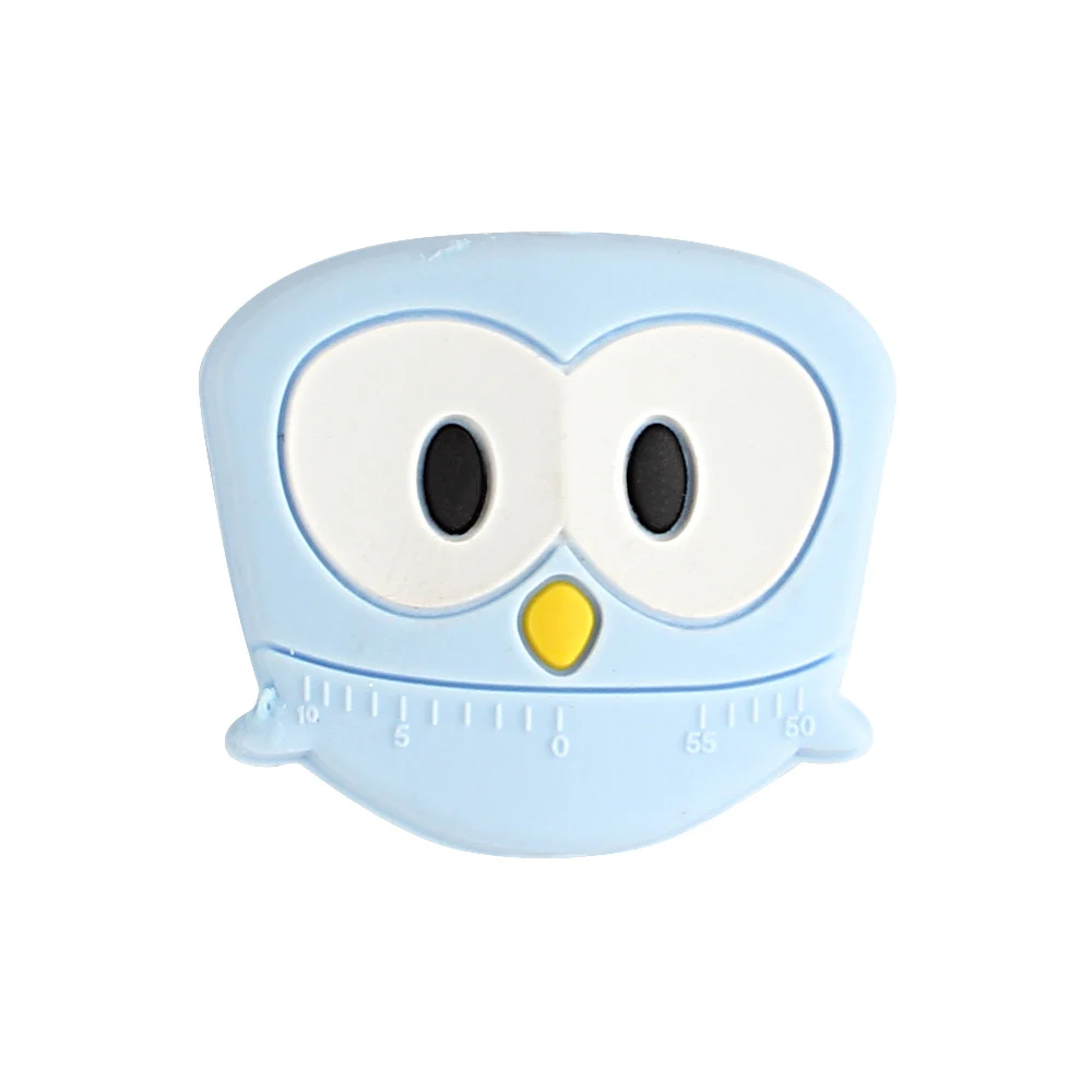 Blue Держать& grow сова силиконовые бусины материал, не содержащий BPA для DIY Детский аксессуар для прорезывания зубов аксессуары ребенка игрушка для прорезывания зубов подвеска-прорезыватель подарок - Цвет: Blue