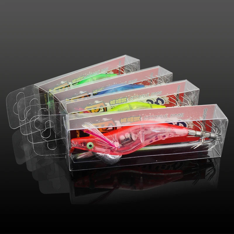 10 шт. светодиодная электронная приманка для креветок с крюком кальмаров жесткая