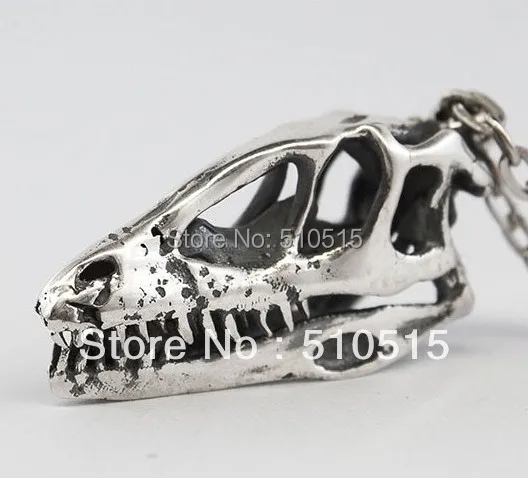 Regalrock динозавром ожерелье "Тираннозавр" 3D головы череп кулон Модные браслеты