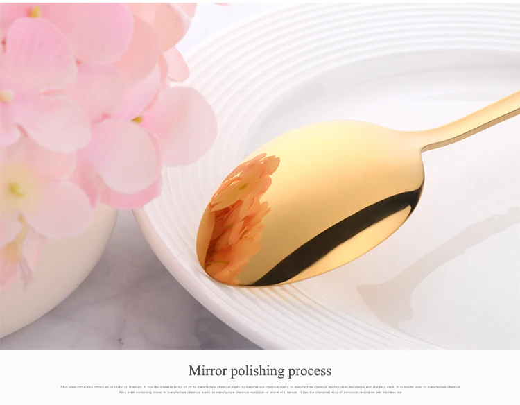 Высококачественный набор столовых приборов из нержавеющей стали 18/8, золотой набор столовых приборов, посуда синего цвета, столовые приборы черного цвета, столовый нож, набор столовых вилок