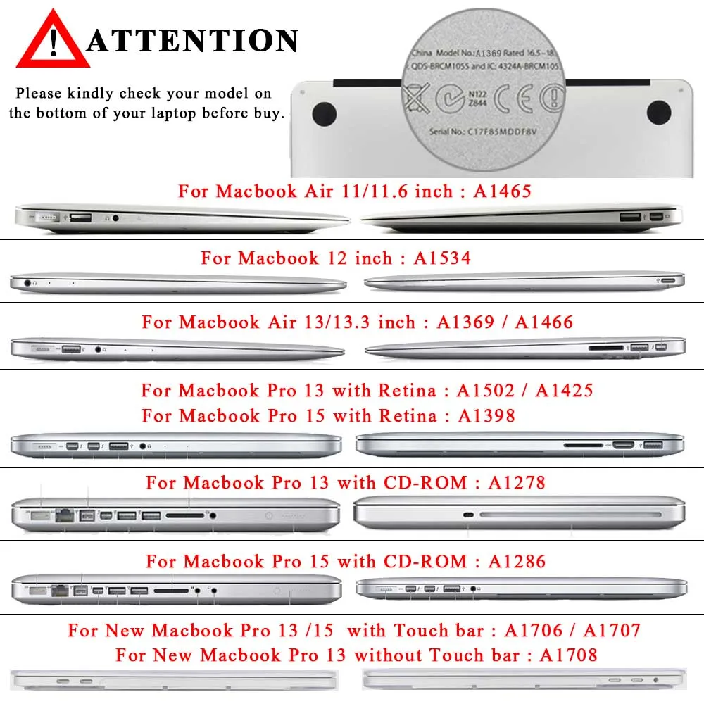 Чехол для Macbook New Pro 13 15 Touch bar A1989 A2159 инновационный светильник, Жесткий Чехол для ноутбука Mac Book Air Pro retina 13 15