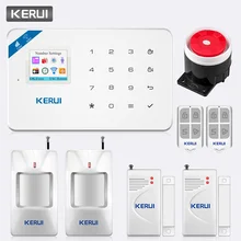 KERUI W18 TFT экран WIFI GSM домашняя система охранной сигнализации PIR
