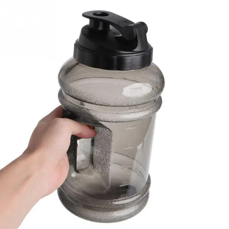 Большая емкость 2.2L открытый спортивный чайник для воды Портативный Путешествия Велоспорт Кемпинг Питьевая бутылка