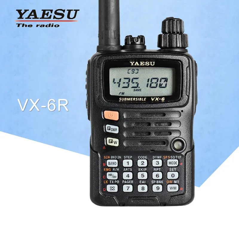 Иди и болтай Walkie Talkie “иди VX 6R двухдиапазонный 140 174/420 470 MHz канал 900 FM Ham