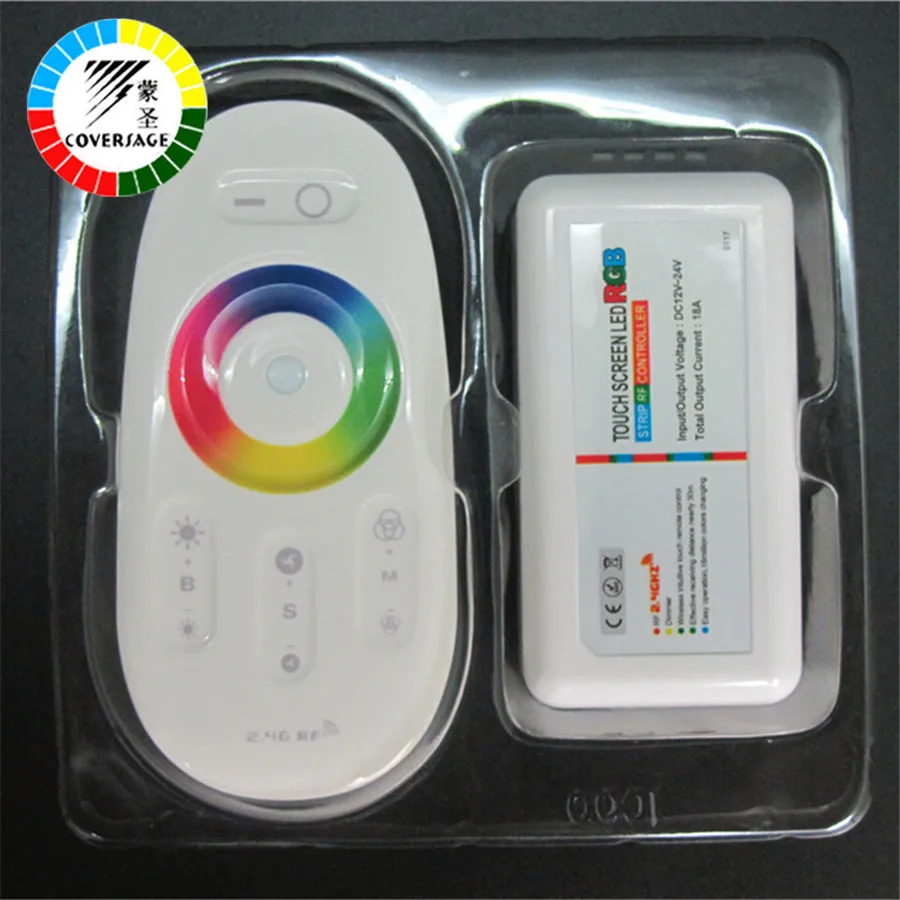 Контроллер Coversage для светодиодных лент 2 4G RGB сенсорный экран Радиочастотный
