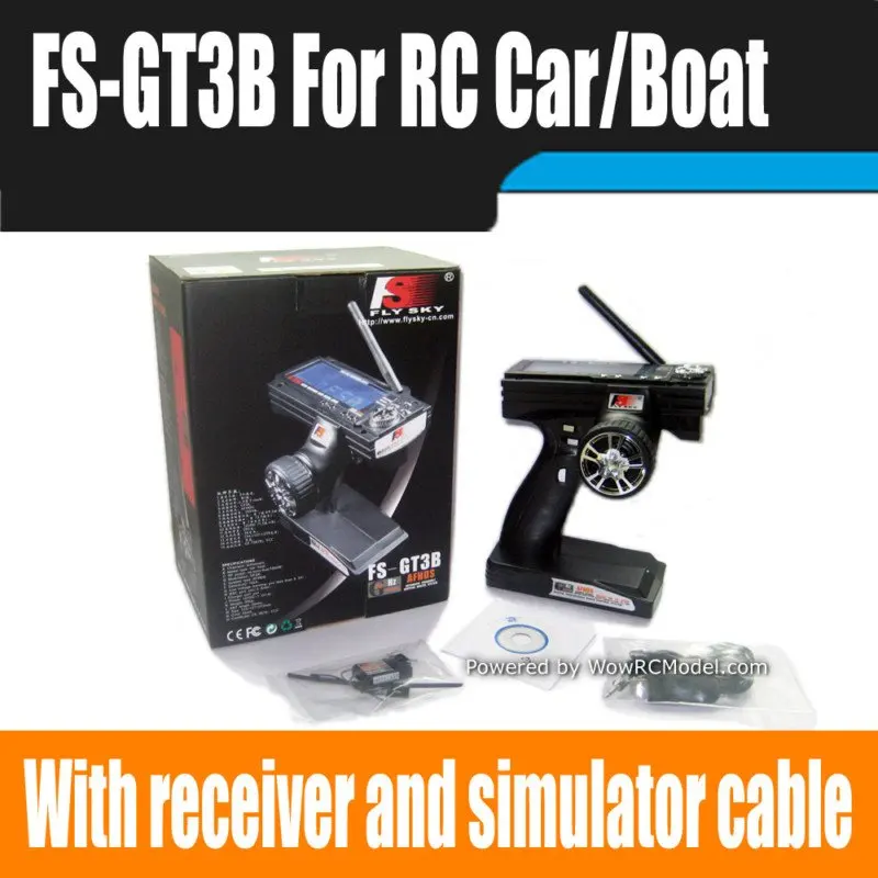 Fly sky Flysky FS GT3B Failsafe 2 4G пульт дистанционного управления/w приемник и кабель