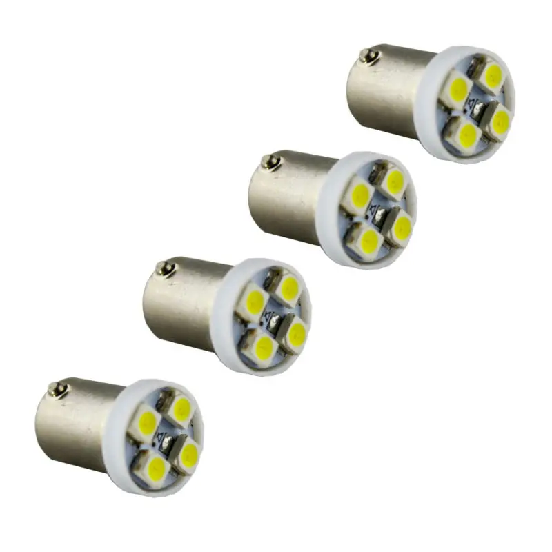 4 шт. Ba9s 1895 57 T4W 182 1445 белый 1210 SMD СВЕТОДИОДНЫЙ Автомобильный боковой хвост