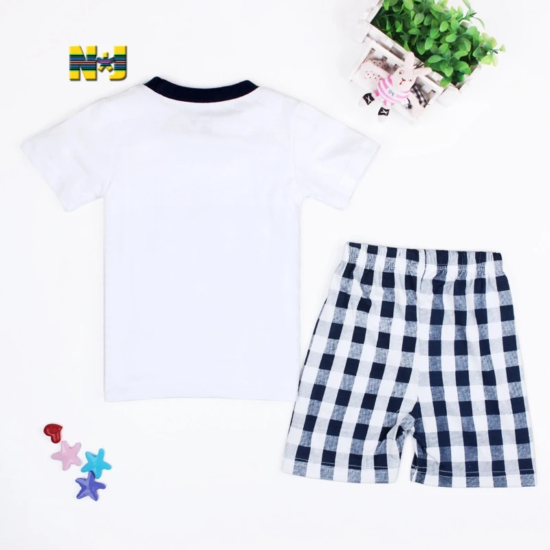 Baby Boy Clothing Sets Clothes Cotton little Car Short Sleeve T-shirt+Pants Infant 2PCS Suit | Детская одежда и обувь