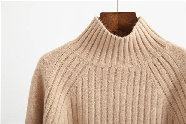 Turtleneck Pullover Women Cotton Jumper 2021 Autumn Winter Korean Trui Jersey Mujer knitted Pull Femme Hiver Streetwear Sweater | Женская