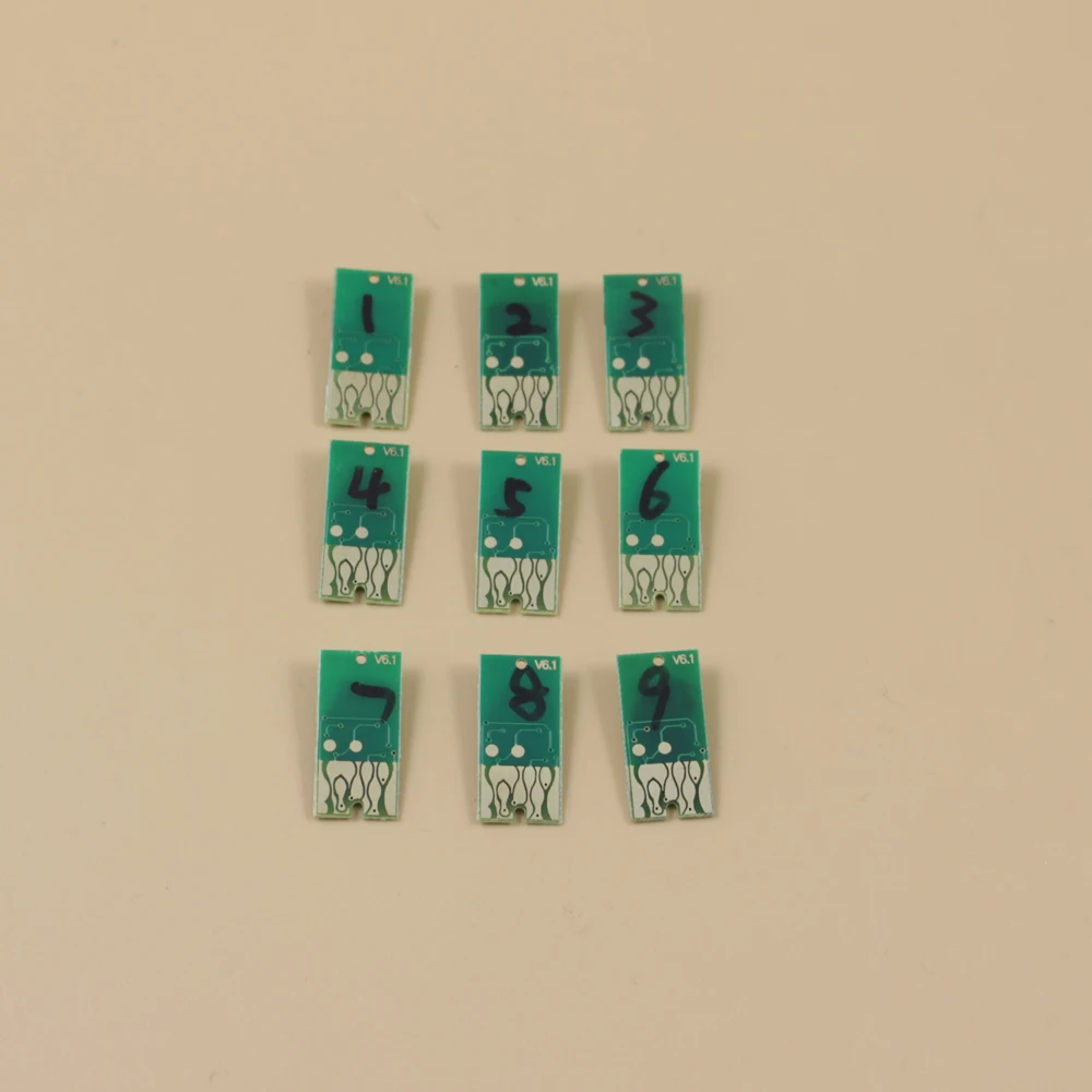 5 видов цветов/комплект навсегда использовать чернил сброса чипа для epson 7700 9700 7710