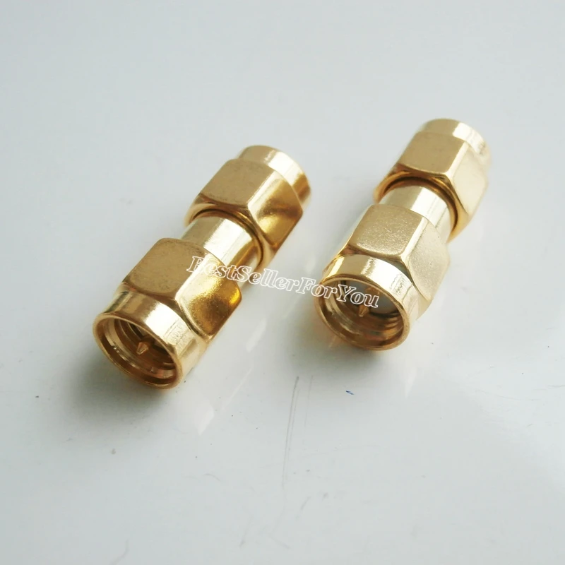 1 шт. адаптер SMA штекер RF разъем прямой позолоченный|sma male connector|sma plug connectorsma rf connector |