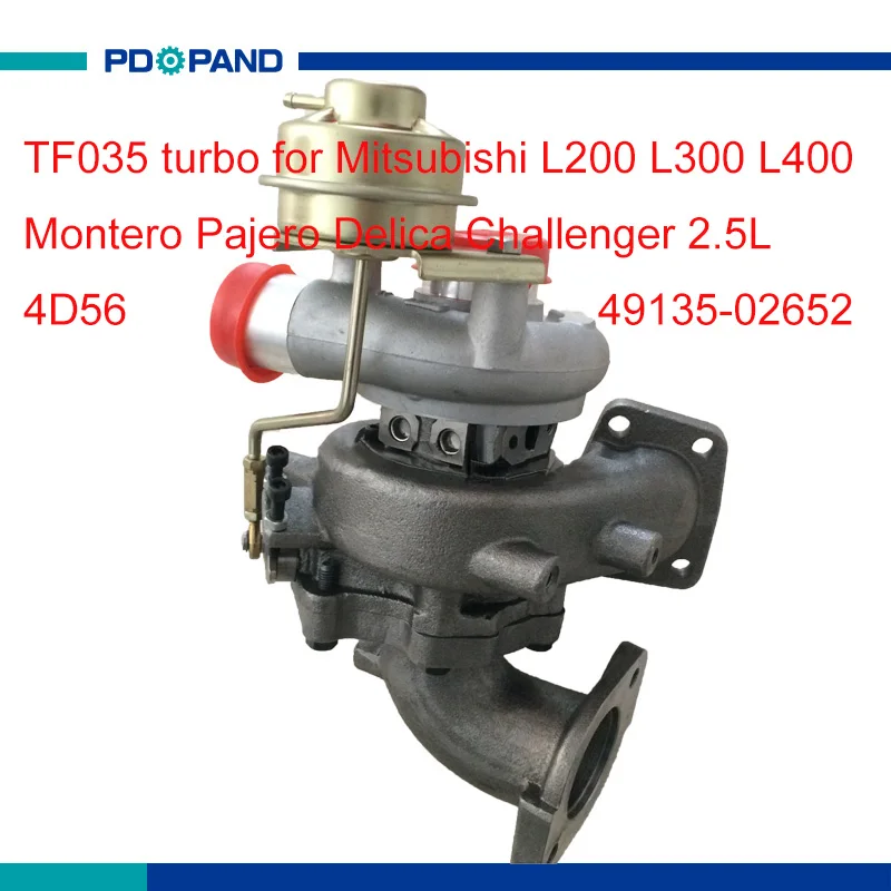 Турбозарядное устройство двигателя TF035 MR968080 MR968081 для Mitsubishi L200 L300 L400 Montero Pajero Challenger