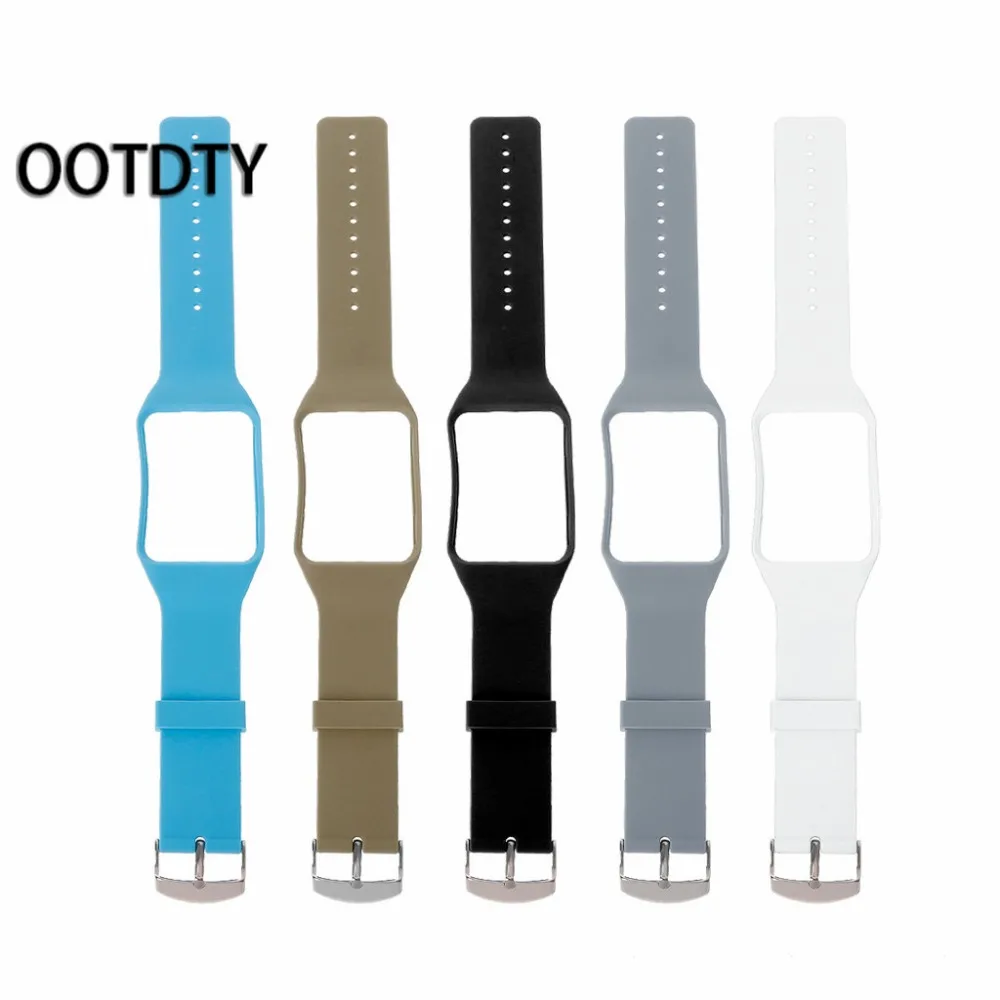Силиконовый ремешок на запястье для Samsung Galaxy Gear S SM R750 Смарт часы|silicone wrist strap|band