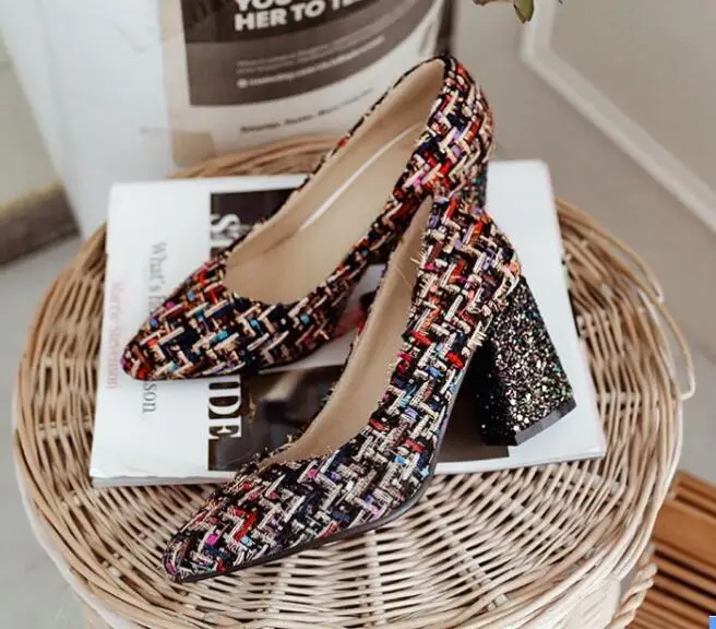 Элегантные женские туфли-лодочки на высоком каблуке Zapatos Mujer женская свадебная