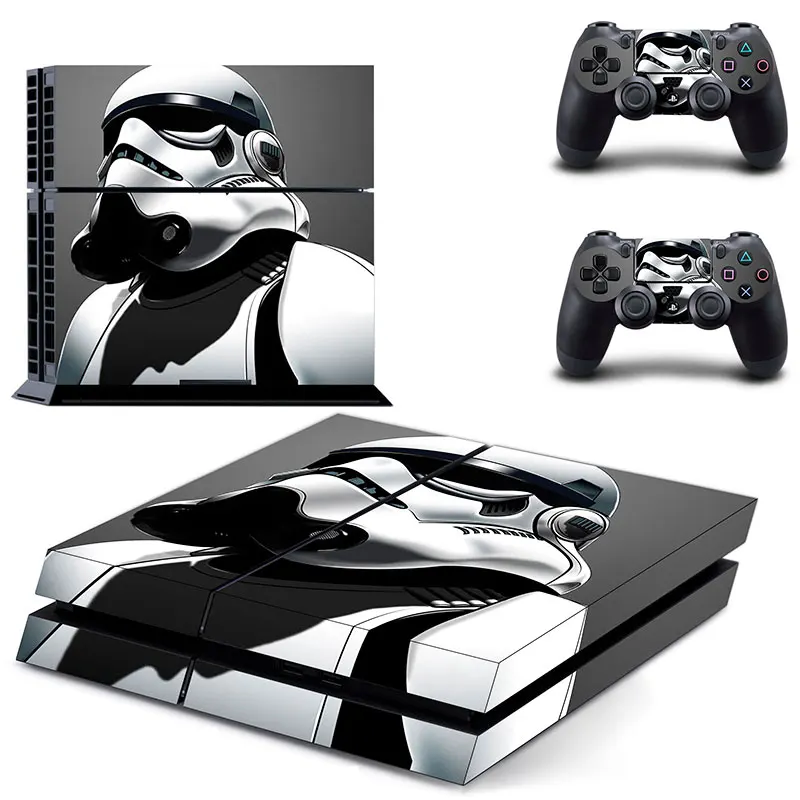 Виниловые наклейки для Sony PS4 PlayStation 4 консоли и 2 контроллера|cover sticker|sony stickersps4 sticker
