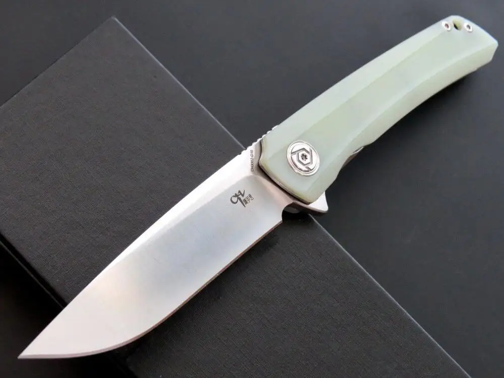 jade CH Новое поступление CH3002 складной нож D2 лезвие G10 ручка шарикоподшипник Кемпинг Открытый выживания бушкрафт EDC инструменты - Цвет: jade