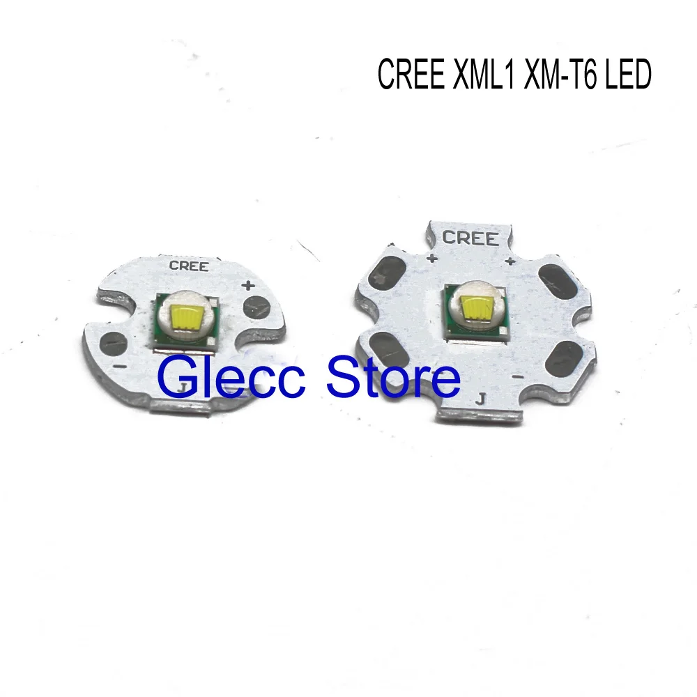 1 шт. CREE XML XM L T6 светодиодный U2 10 Вт белый (6500K 7000K) Высокое Мощность излучатель с 16 мм