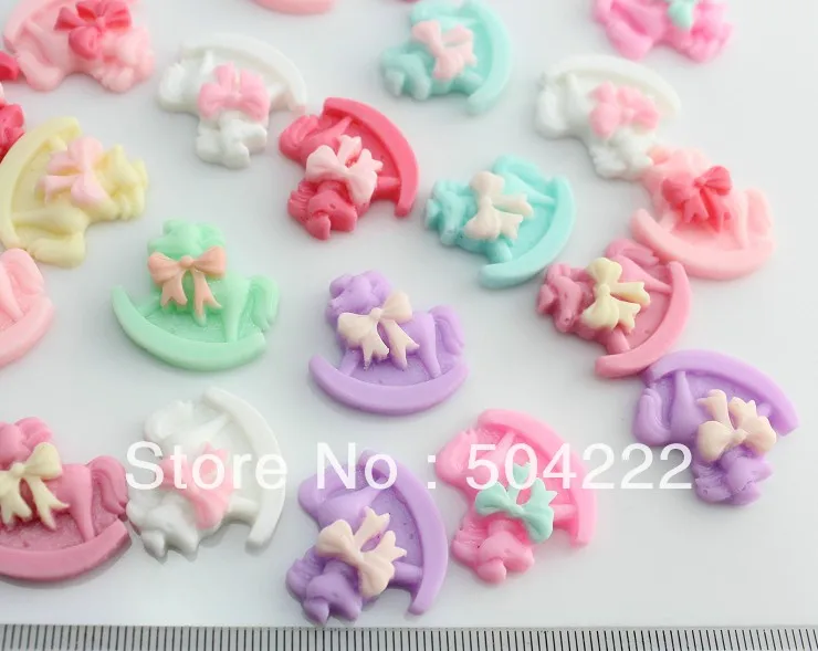 200 шт. Понье Кабошон Смола Decoden записки Кнопка Kawaii Камея Бобби Шпильки Подвески DIY
