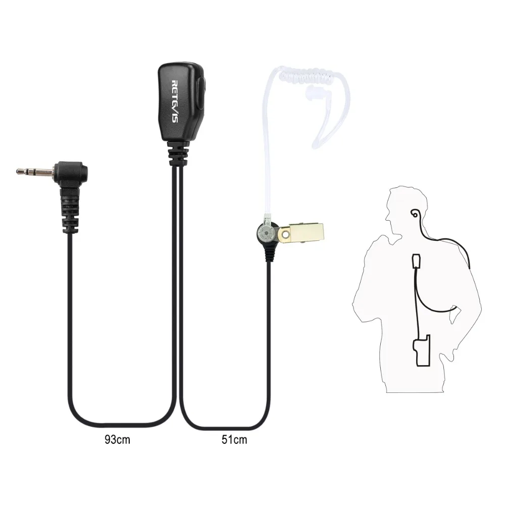 1 Pin PTT Микрофон шумоподавление наушник гарнитура для Motorola T270 T280 Retevis RT45 Ham Радио рация C9027A