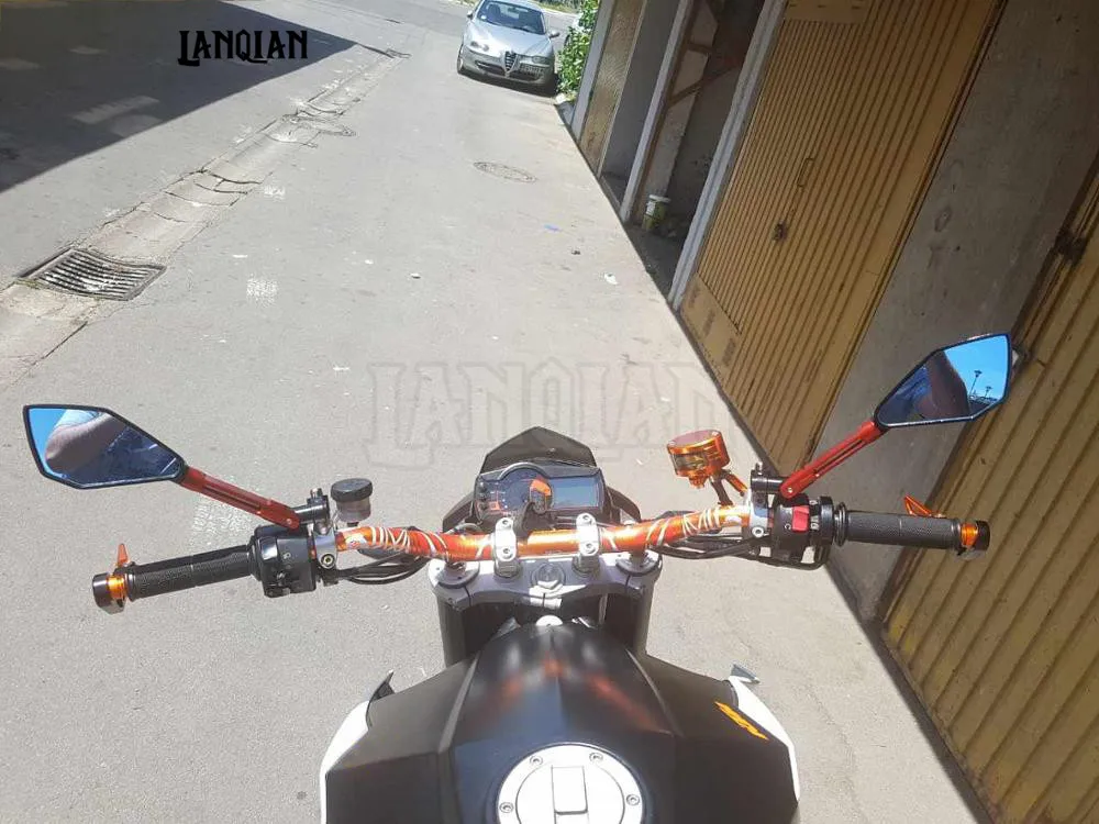 Зеркала заднего вида для KTM Duke 390 125 690 200 250 990 1290 Приключения R SMC ЧПУ зеркало заднего вида Мотоцикл Скутер аксессуары