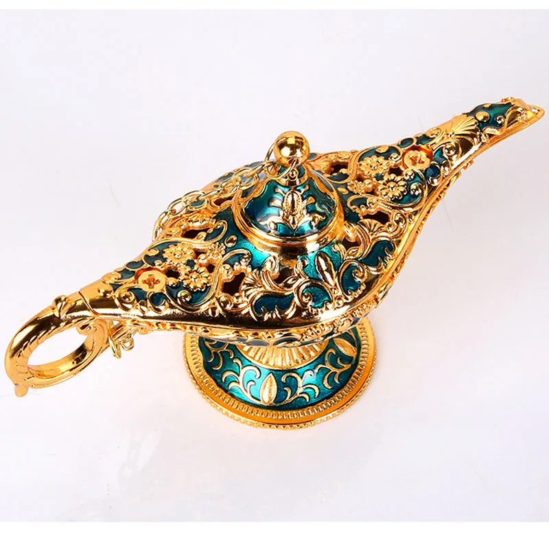 Высокое качество волшебная лампа Aladdin сказочная чайный горшок джинна винтажные