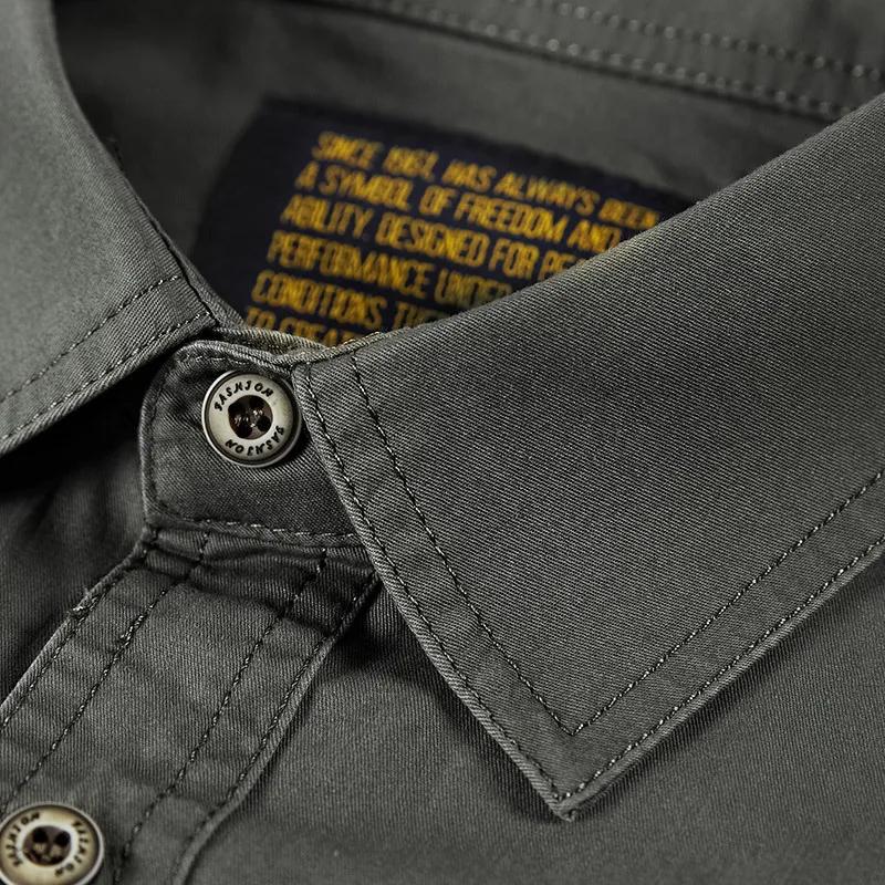 Рубашка мужская быстросохнущая из 100% хлопка тонкая модная свободная Спортивная