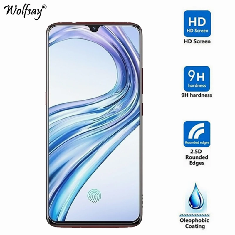 Protector de pantalla de vidrio templado para m&oacute;vil, pel&iacute;cula protectora de vidrio para Vivo X23 X 23, BBK Vivo X23, 2 piezas-2