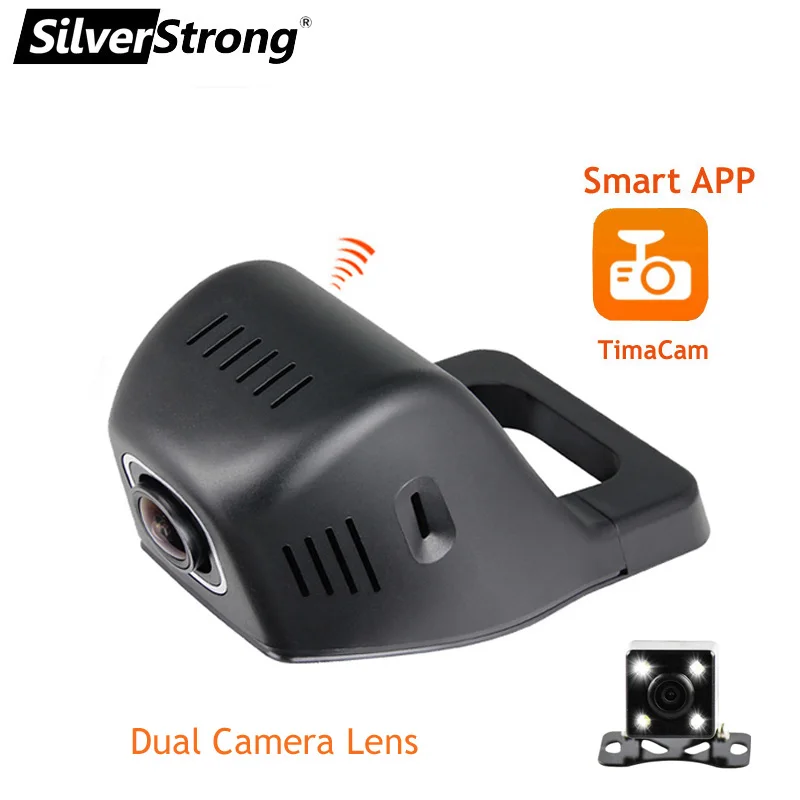 SilverStrong Wi Fi камера для автомобиля Регистраторы WI FI DVR 1080 P Novatek96658 Двойной объектив