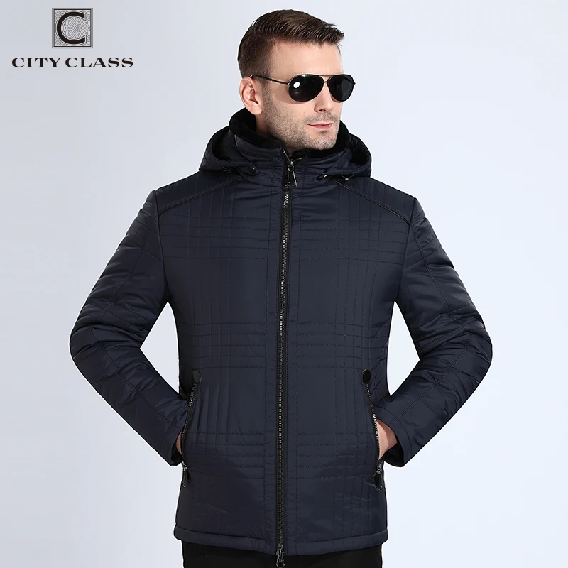 City Class топ стеганые короткие зимние мужские Куртки Пальто и пуховики мутон