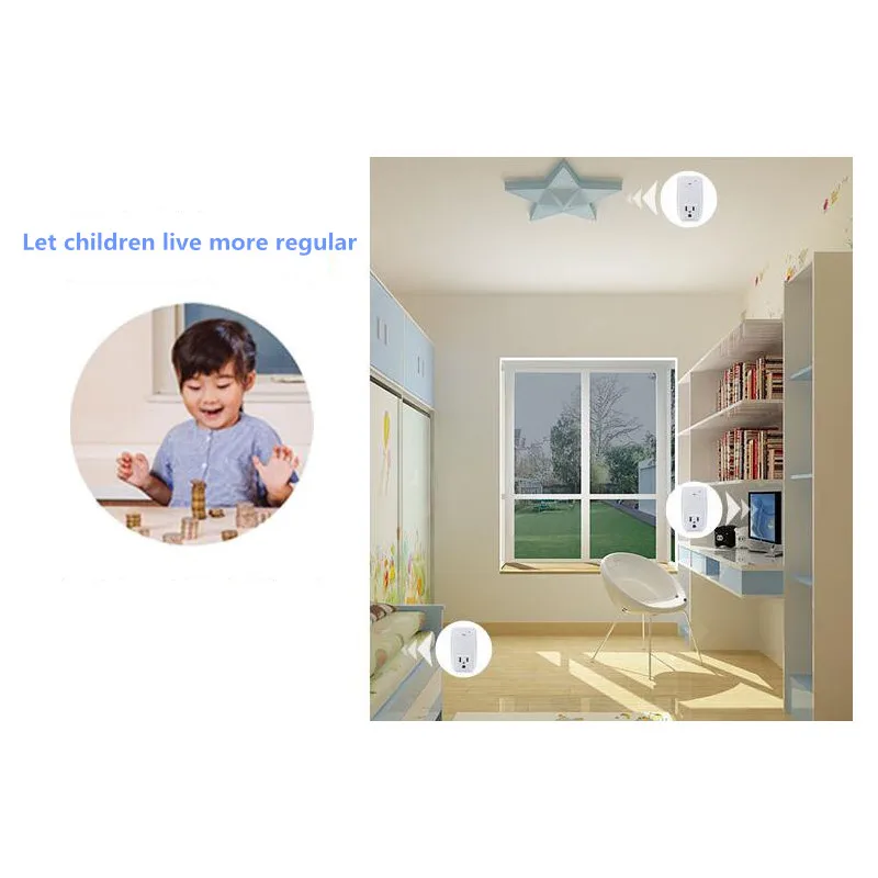 Умные США разъем 1 Беспроводной Дистанционное управление приемник smart Мощность