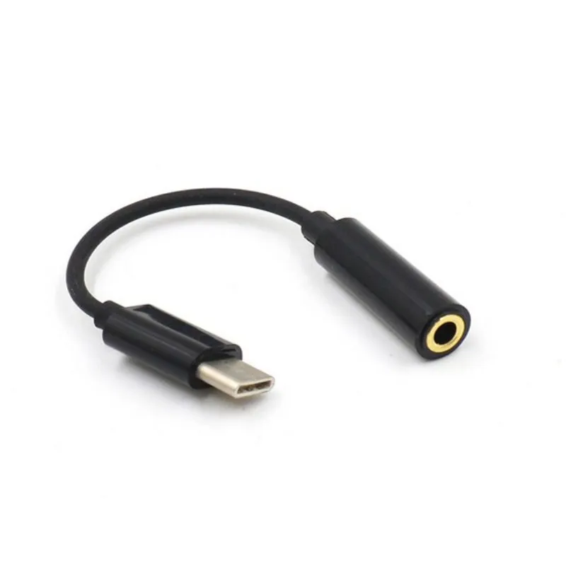 5 шт. аудиоадаптер для наушников типа C-3 мм USB-C-3 разъем Aux микрофона кабель Moto Z/Le 2/Le