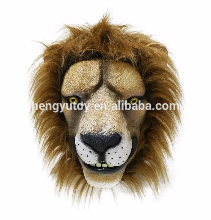

Halloween Party Cosplay Funny Fancy Dress Latex Lion Mask