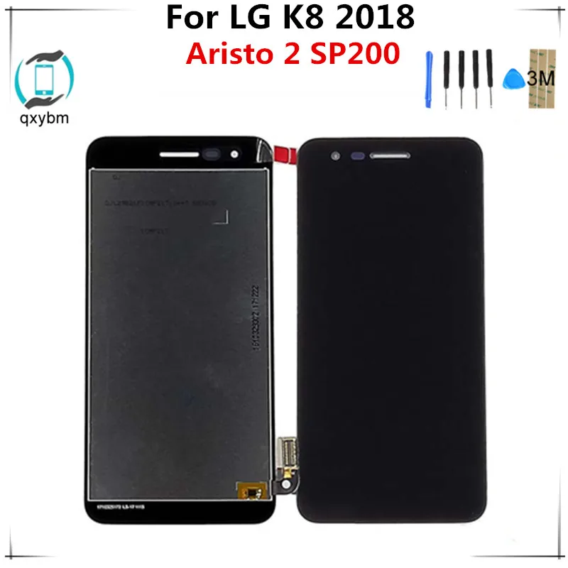 Для LG K8 2018 ЖК-дисплей сенсорный экран дигитайзер панель сборка 5 дюймов для Aristo 2
