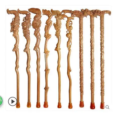 

Leading beast celebration crutch antkid lettering wooden crutches real wood man cane practical during double ninth froom