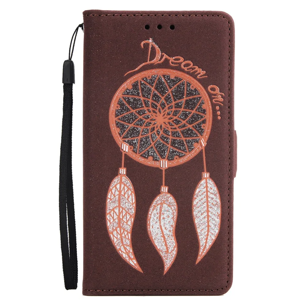 PU Leather Wallet Case for Huawei P8 Lite Phone Luxury Glitter Flip Cover w/ Kickstand Feature &amp Card Slots Design | Мобильные