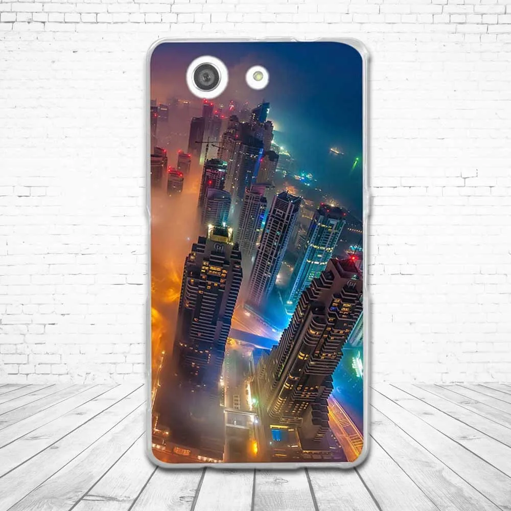 for Sony Xperia Z3 Compact Mini D5803 D5833 Cases Soft Silicone 3D Printed Cover Case z3 Compatct 4.6&quotCapa | Мобильные телефоны