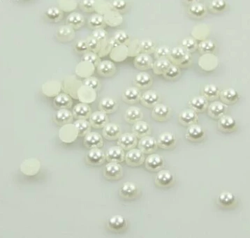 4mm 5000pcs 18 color ABS Imitation Pearls half round Bead for crafts Phone Case/Beauty Nail/crafts diy | Украшения и аксессуары