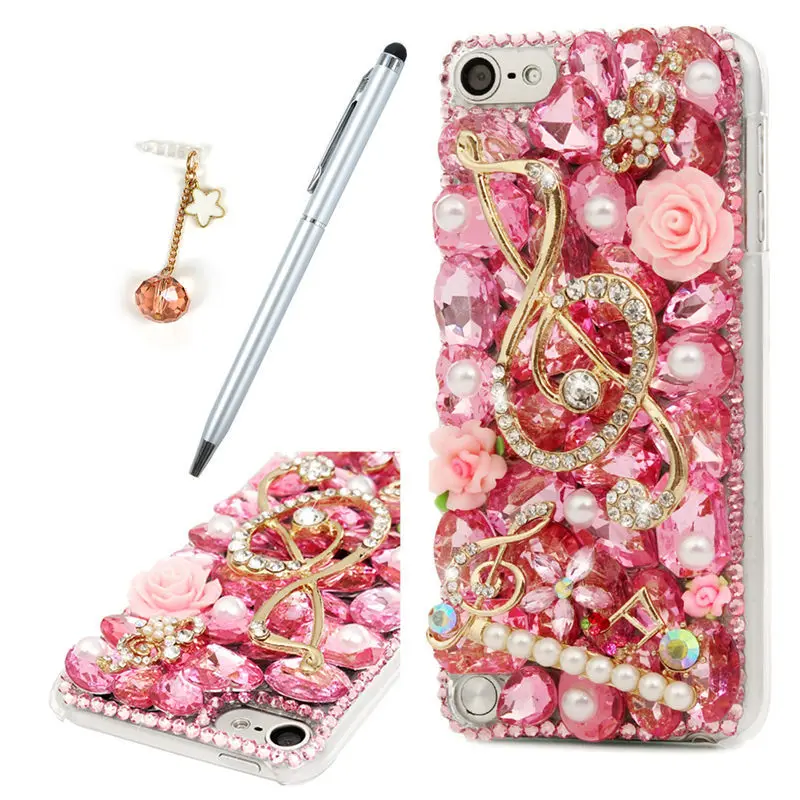 TURATA 3D Bling чехол для Apple Ipod Touch 5 со стразами роскошные блестящие косметические