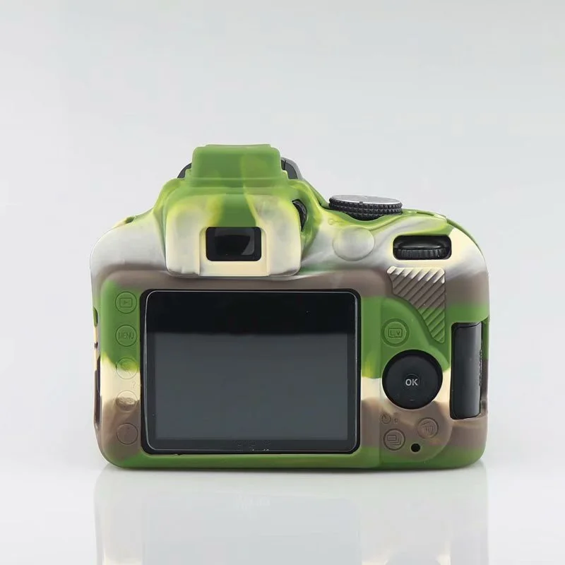 Мягкий силиконовый резиновый чехол для корпуса камеры Nikon D3400 DSLR защитная кожа
