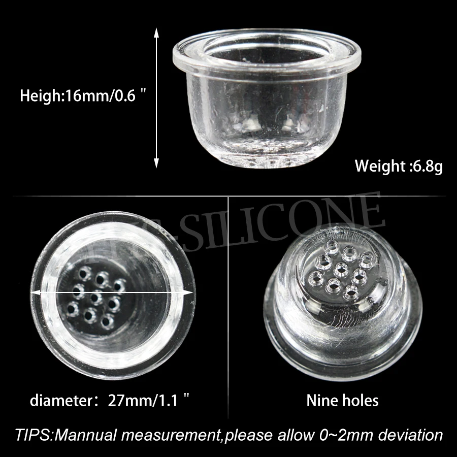

Стеклянная чаша, курительные принадлежности для курительной трубки, табак чаша трубки, для силиконовой трубки