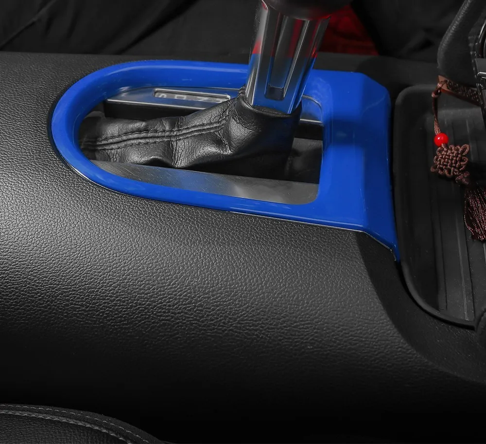MOPAI накладки для салона автомобиля Ford Mustang, панель переключения передач, ручка, декоративная крышка, наклейка для Ford Mustang+ аксессуар