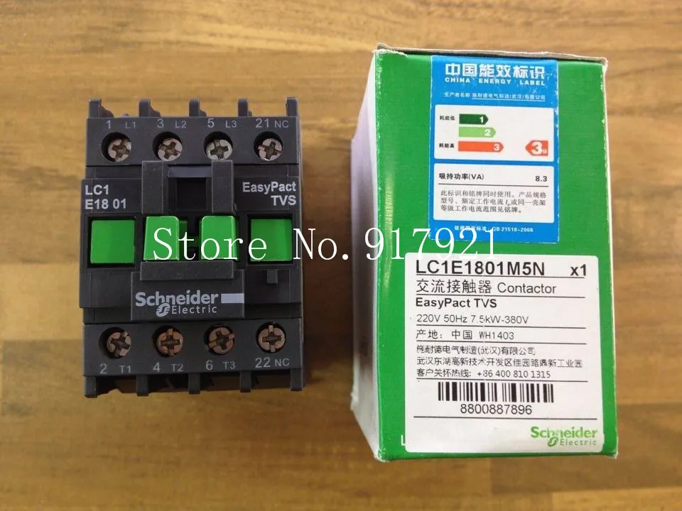 

[ZOB] original LC1E 1801 220V AC contactor genuine original --5pcs/lot