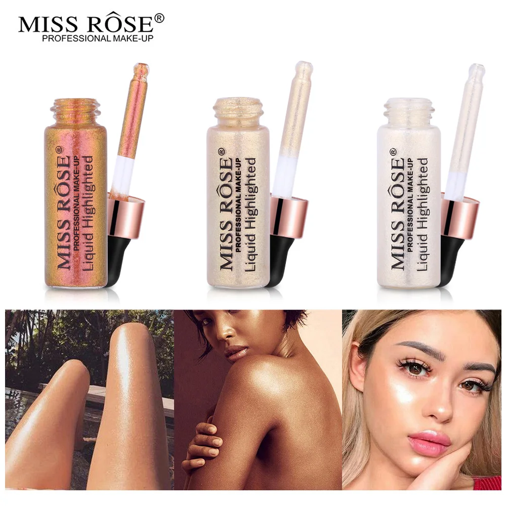 MISS ROSE 5 цветов осветитель жидкий хайлайтер подводной ТИНТ макияж осветлитель для