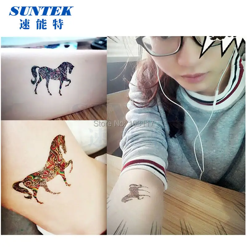 (40 компл./лот) переводная на воду бумага для печати татуировок/стикер