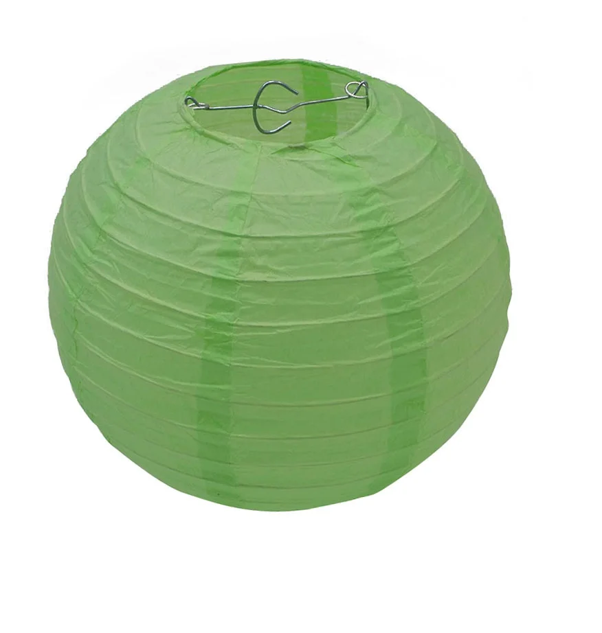 PL18mint green 1 шт. 10/15/20/25/30 см фонари из тканевой бумаги Круглый Китайский Стиль шарик-лампион висит Бумага мяч для Свадебная вечеринка украшения - Цвет: PL18mint green