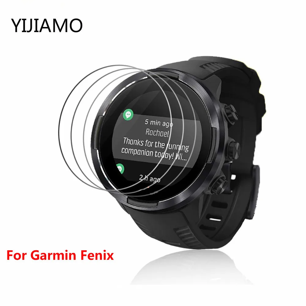 3 шт., закаленное стекло для Garmin Fenix 5 5S, Защита экрана для Garmin Fenix 5S 5 Plus, защитная пленка, полное покрытие часов